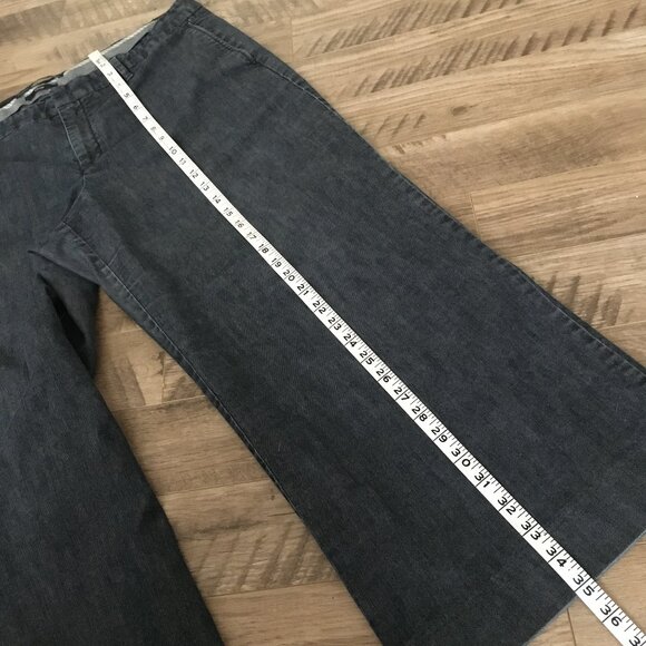 GAP Stretch Wide Leg Denim Trouser Pants - Picture 16 of 16